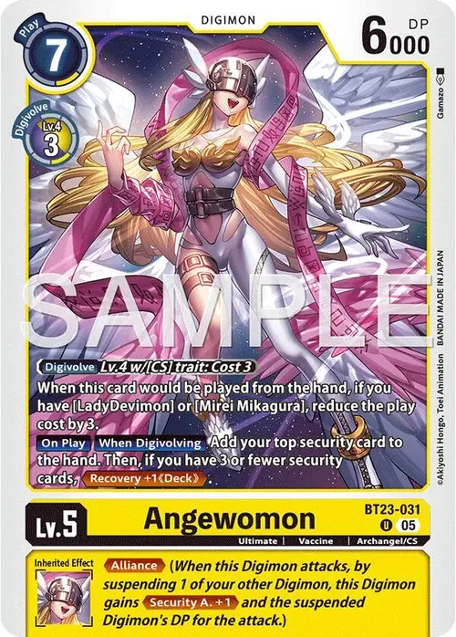 Angewomon card art