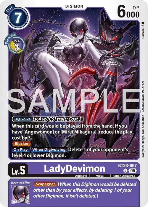 LadyDevimon card art