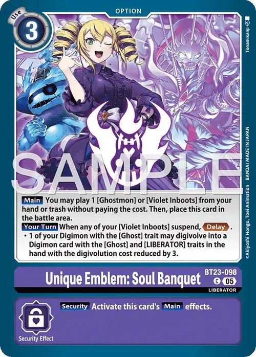 Unique Emblem: Soul Banquet card art
