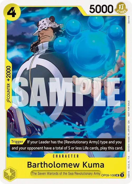Bartholomew Kuma (Tournament Pack 2025 Vol. 4) card art