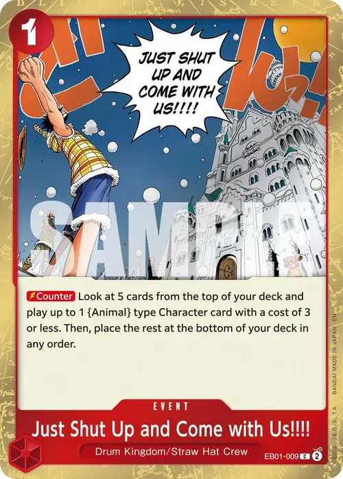 Just Shut Up and Come with Us!!!! (Pirate Foil) card art