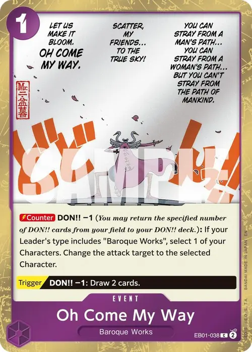 Oh Come My Way (Pirate Foil) card art