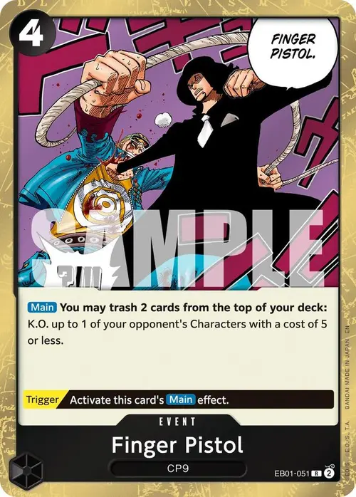 Finger Pistol (Reprint) card art