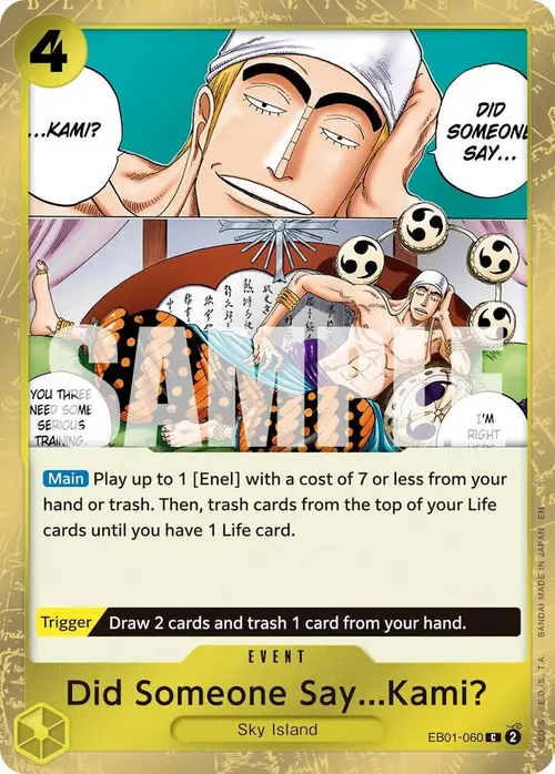 Did Someone Say...Kami? (Pirate Foil) card art