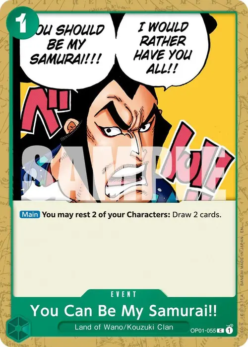 You Can Be My Samurai!! (Reprint) card art