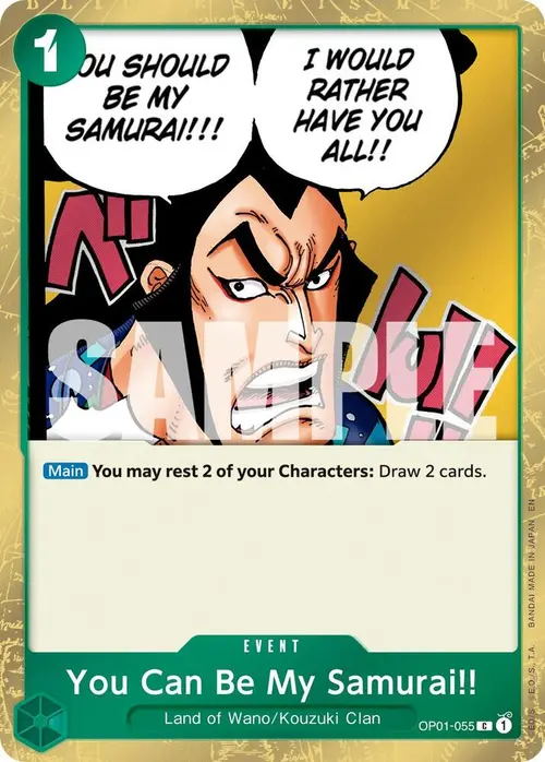 You Can Be My Samurai!! (Pirate Foil) card art