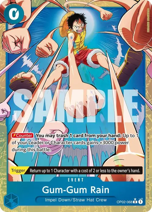 Gum-Gum Rain (Alternate Art) card art