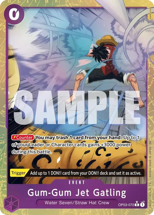 Gum-Gum Jet Gatling (Alternate Art) card art