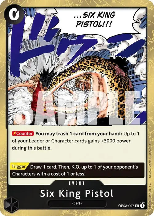 Six King Pistol (Reprint) card art