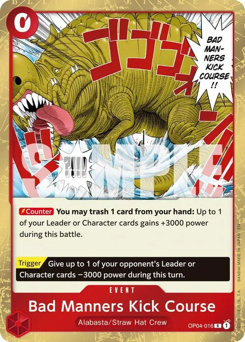 Bad Manners Kick Course (Reprint) card art