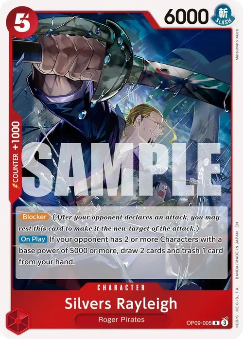 Silvers Rayleigh - OP09-005 (Reprint) card art