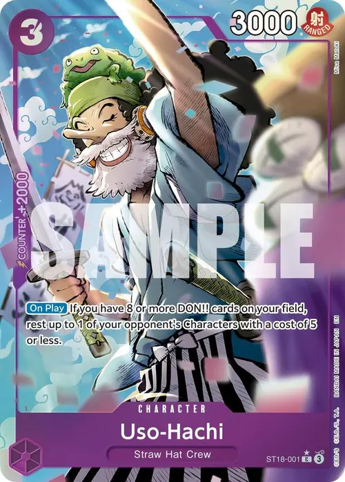 Uso-Hachi (Alternate Art) card art