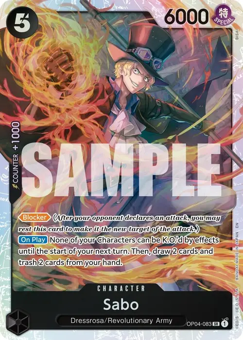 Sabo - OP04-083 (Reprint) card art