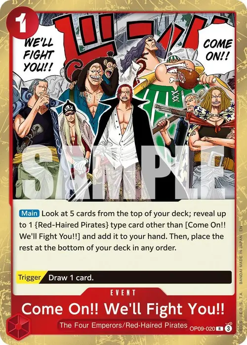 Come On!! We'll Fight You!! (Reprint) card art