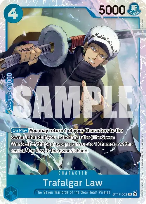 Trafalgar Law - ST17-002 (Reprint) card art