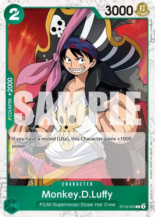 Monkey.D.Luffy - ST16-005 (Pirate Foil) card art
