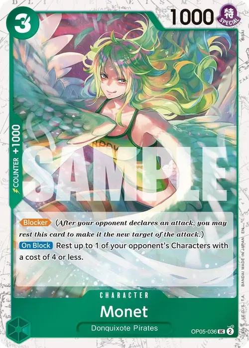 Monet (Pirate Foil) card art
