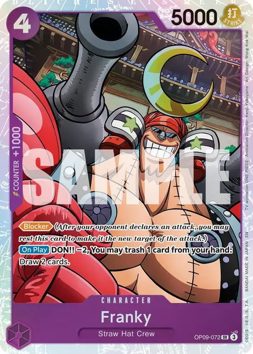 Franky - OP09-072 (Reprint) card art