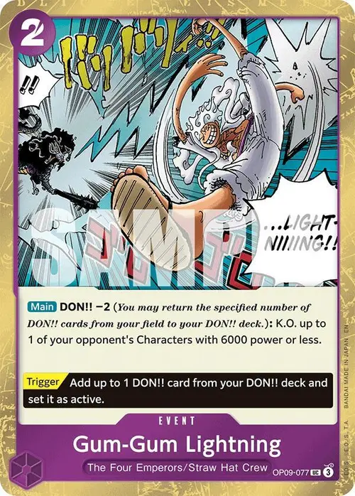 Gum-Gum Lightning (Pirate Foil) card art