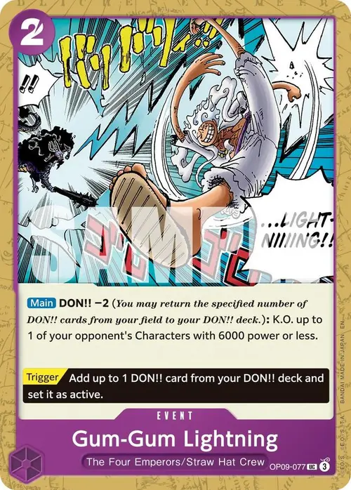 Gum-Gum Lightning (Reprint) card art