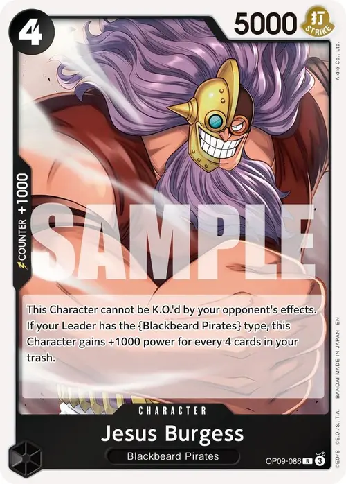 Jesus Burgess (Reprint) card art