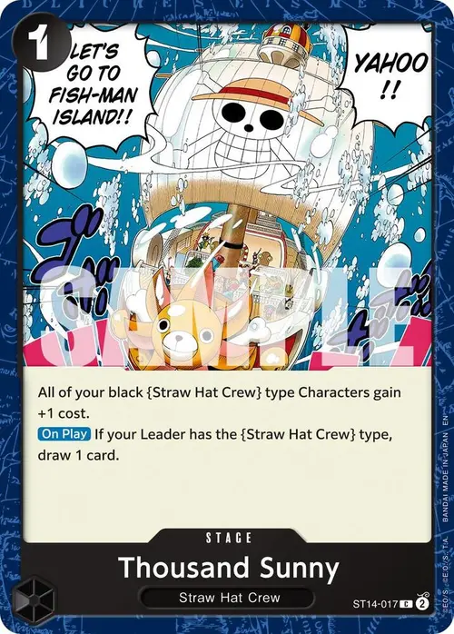 Thousand Sunny (Reprint) card art