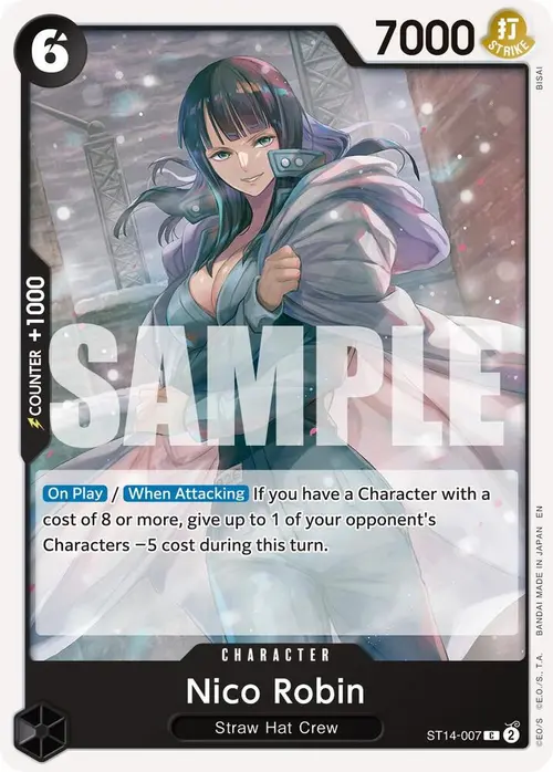 Nico Robin - ST14-007 (Reprint) card art
