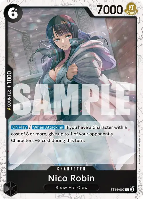 Nico Robin - ST14-007 (Pirate Foil) card art