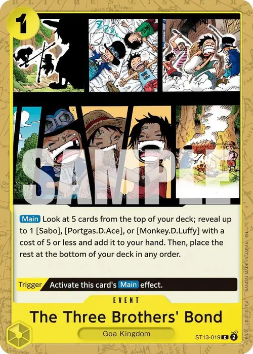 The Three Brothers' Bond (Reprint) card art