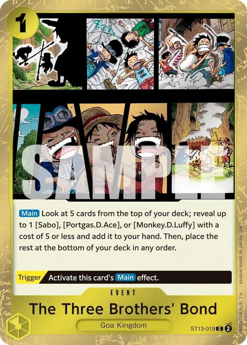 The Three Brothers' Bond (Pirate Foil) card art