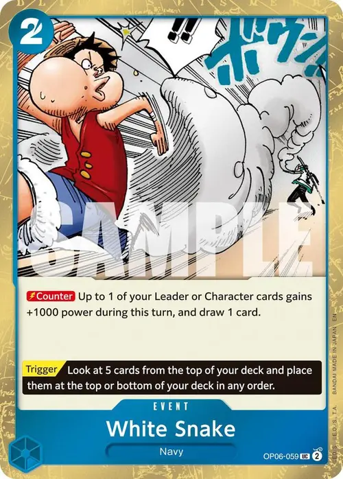 White Snake (Pirate Foil) card art