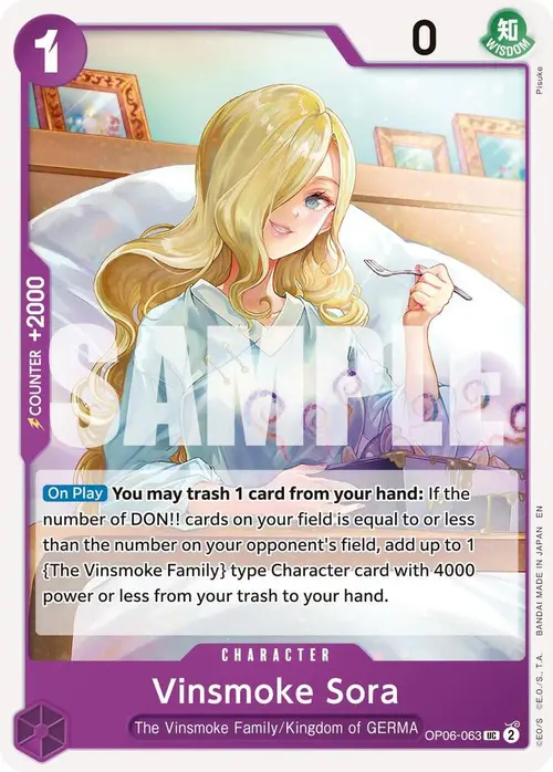 Vinsmoke Sora (Reprint) card art
