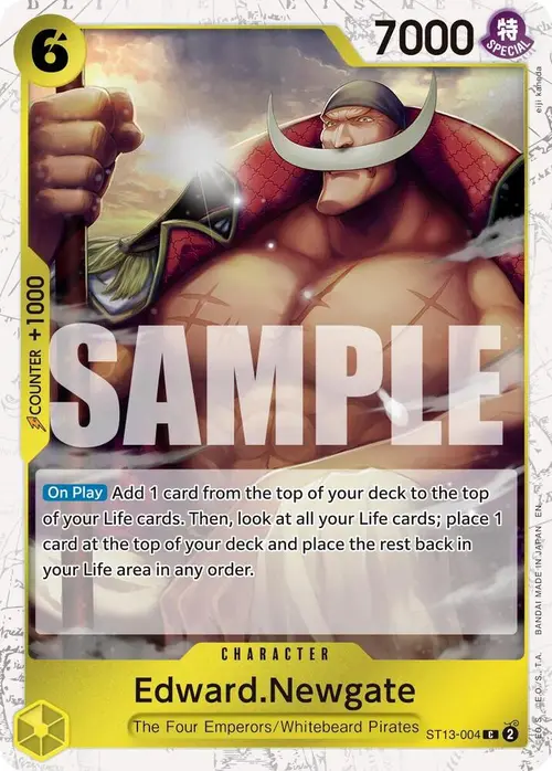 Edward.Newgate - ST13-004 (Pirate Foil) card art