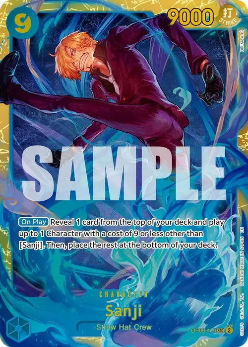 Sanji - OP06-119 (Reprint) card art