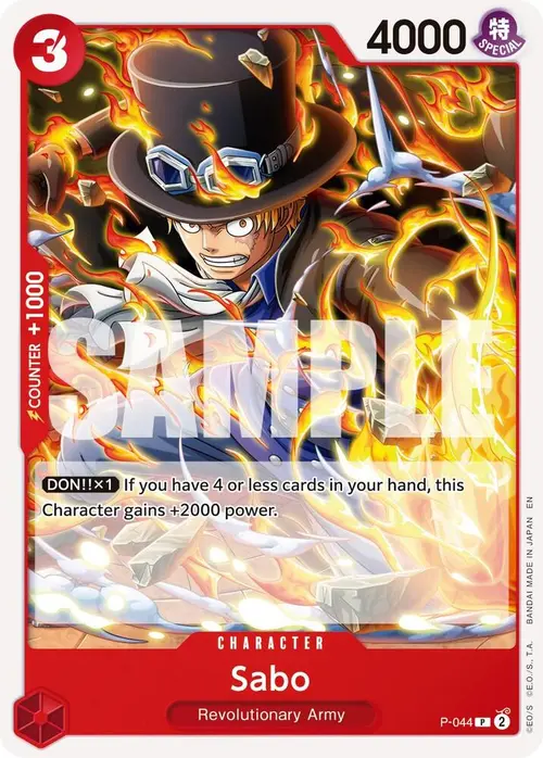 Sabo - P-044 (Reprint) card art