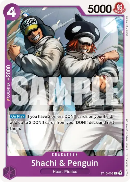 Shachi & Penguin (Reprint) card art