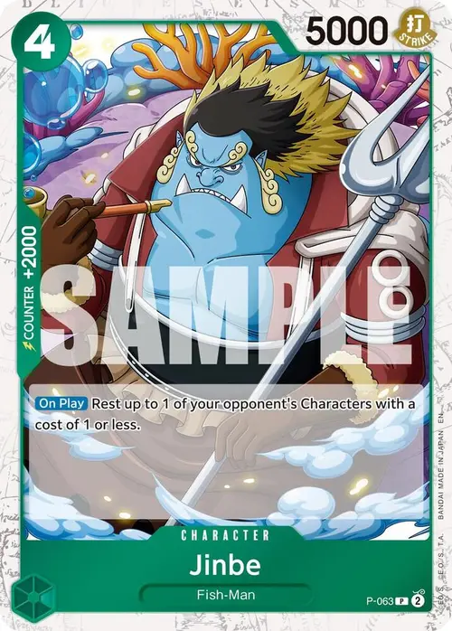 Jinbe - P-063 (Pirate Foil) card art
