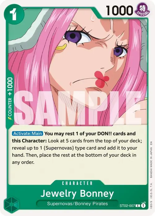 Jewelry Bonney - ST02-007 (Reprint) card art