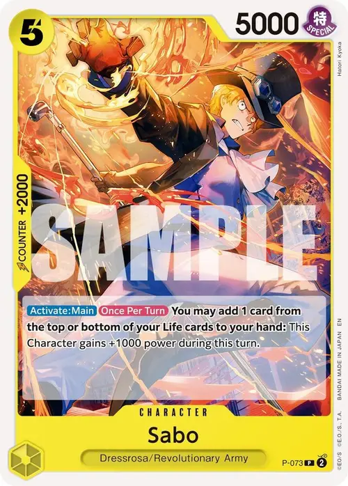 Sabo - P-073 (Reprint) card art