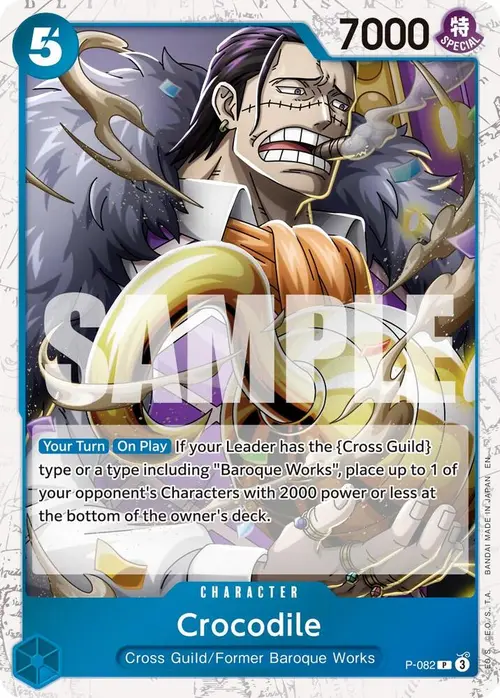 Crocodile - P-082 (Pirate Foil) card art