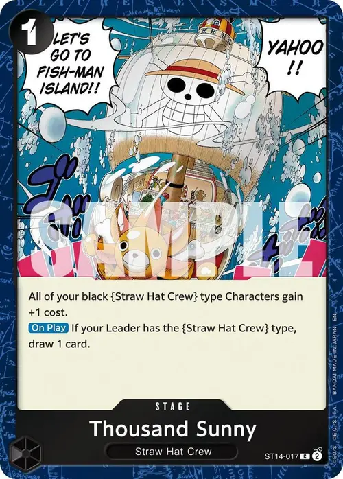 Thousand Sunny (Pirate Foil) card art
