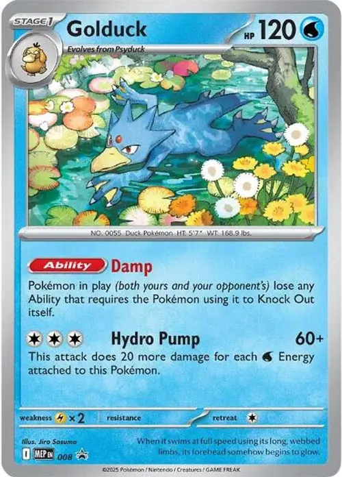 Golduck - 008 card art