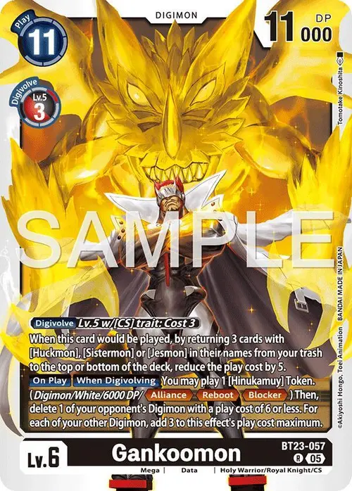 Gankoomon card art