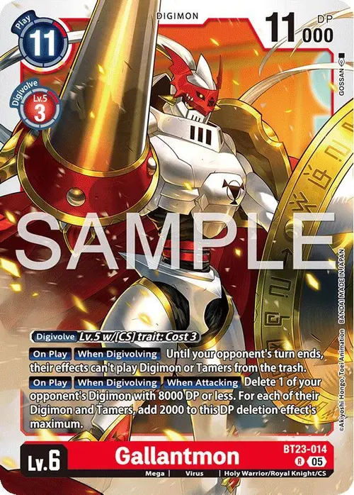Gallantmon card art