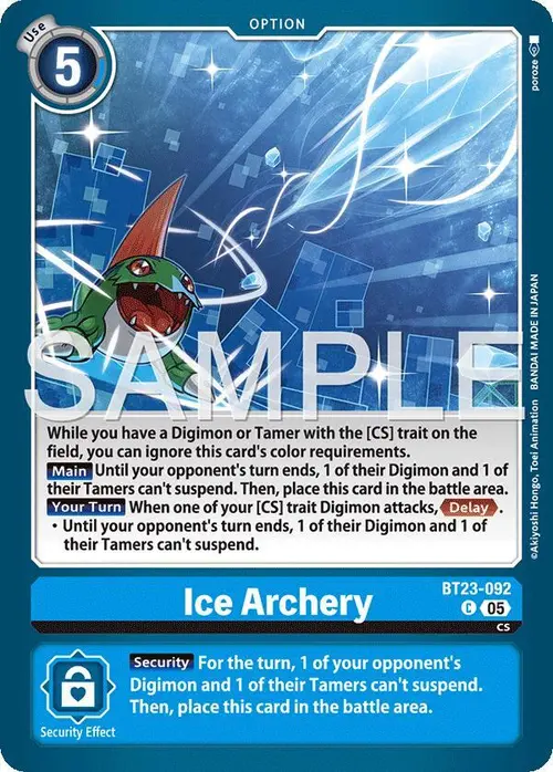 Ice Archery card art