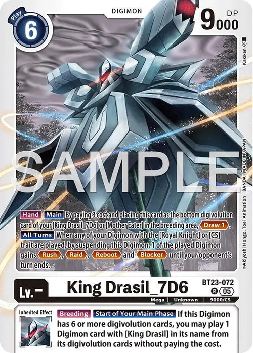King Drasil_7D6 card art
