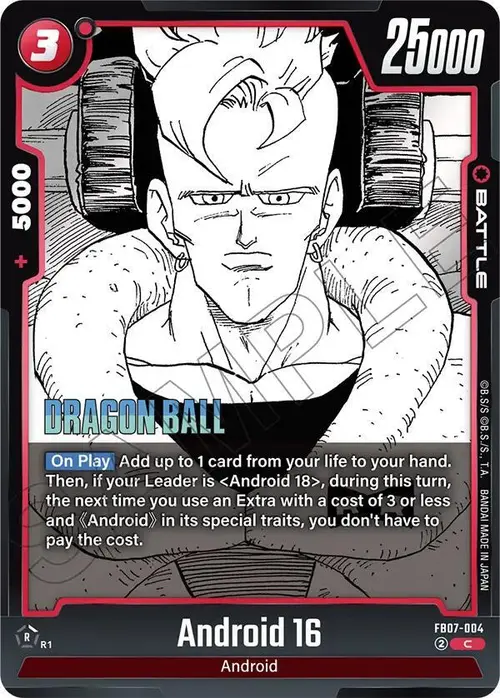 Android 16 card art