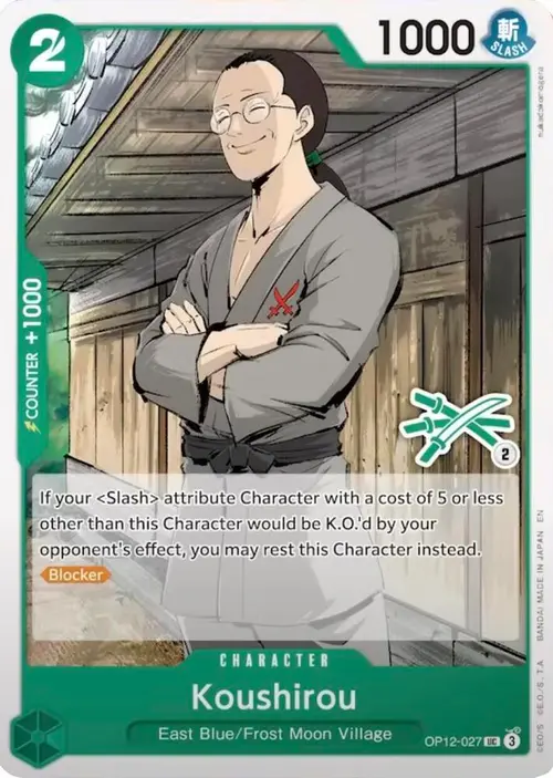 Koushirou (Zoro Deck) card art