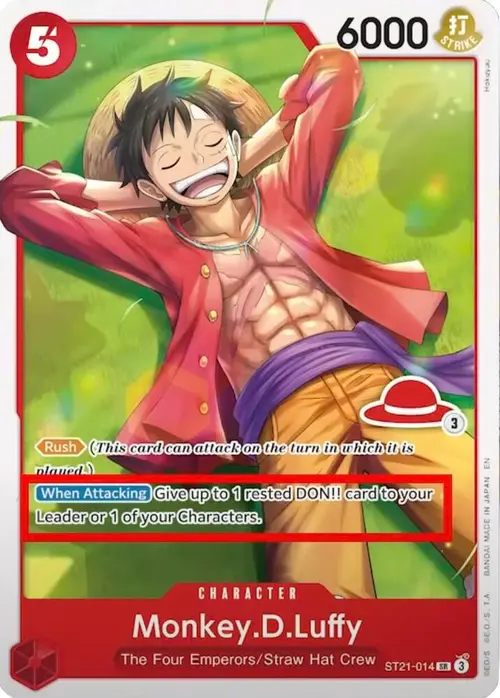 Monkey.D.Luffy - ST21-014 (Luffy Deck) card art