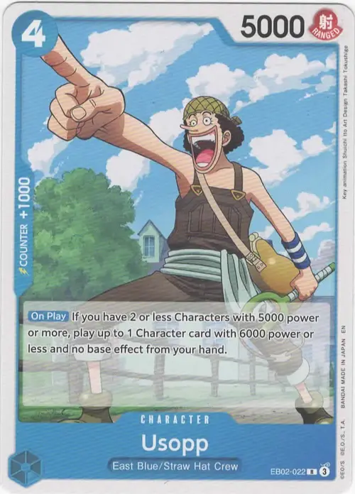 Usopp - EB02-022 (Nami Deck) card art